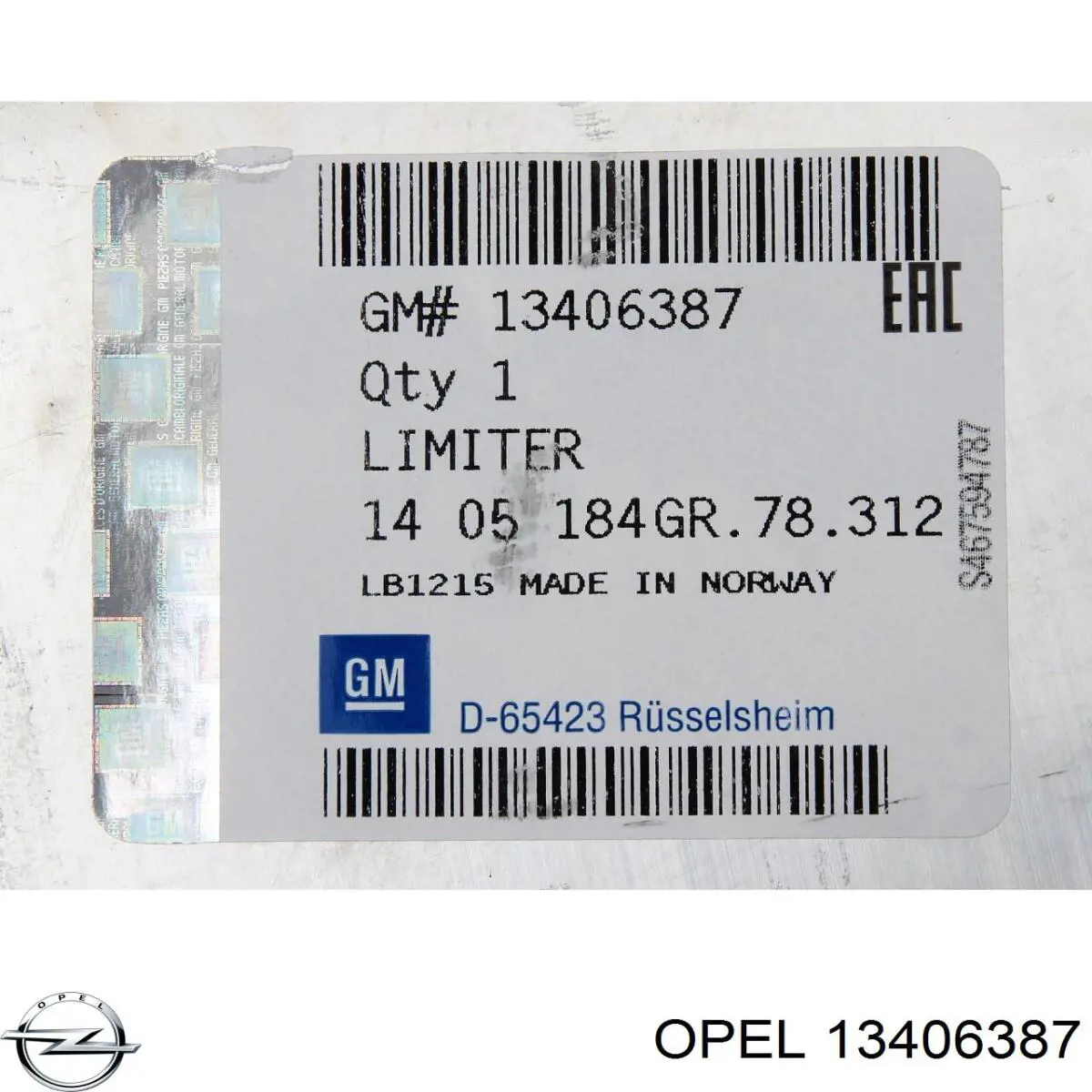 Балка бампера заднього Opel 13406387 ціна, від 32.02 USD