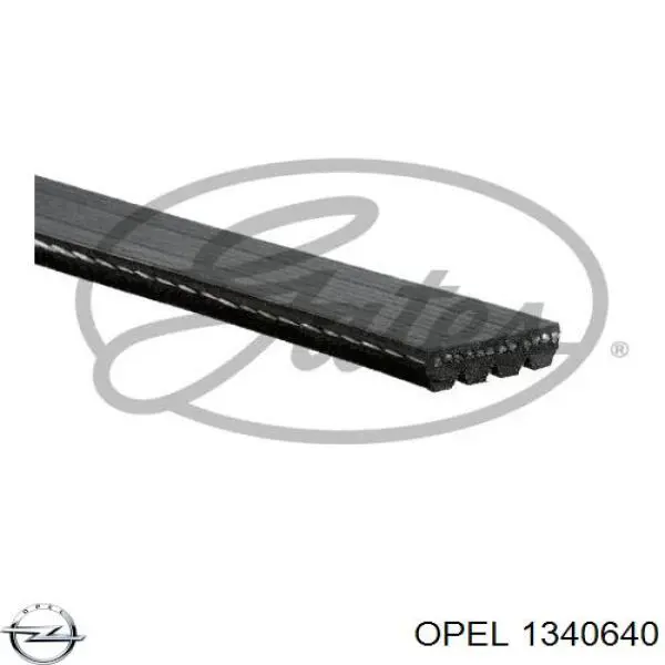 Клиновий ремінь Opel 1340640 ціна, від 5.82 USD