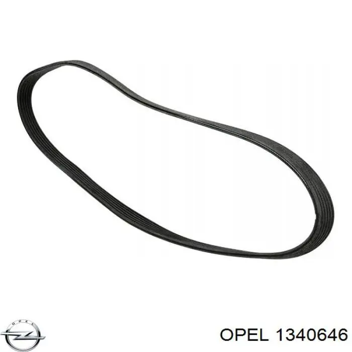 Клиновий ремінь Opel 1340646 ціна, від 12.76 USD