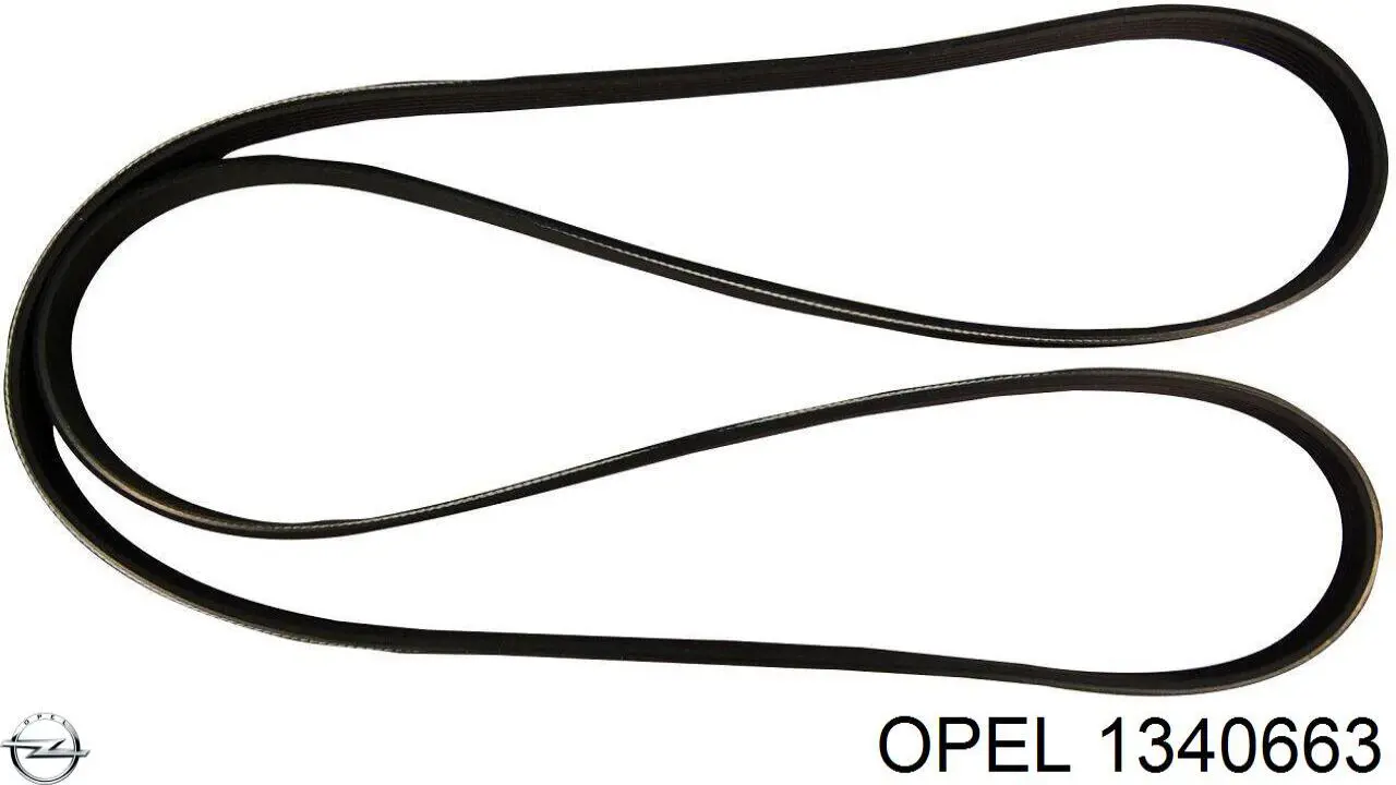 Ремінь генератора 1340663 Opel