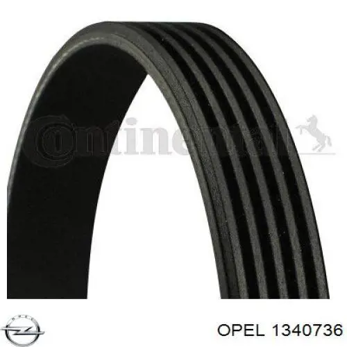 Клиновий ремінь Opel 1340736 ціна, від 7.54 USD