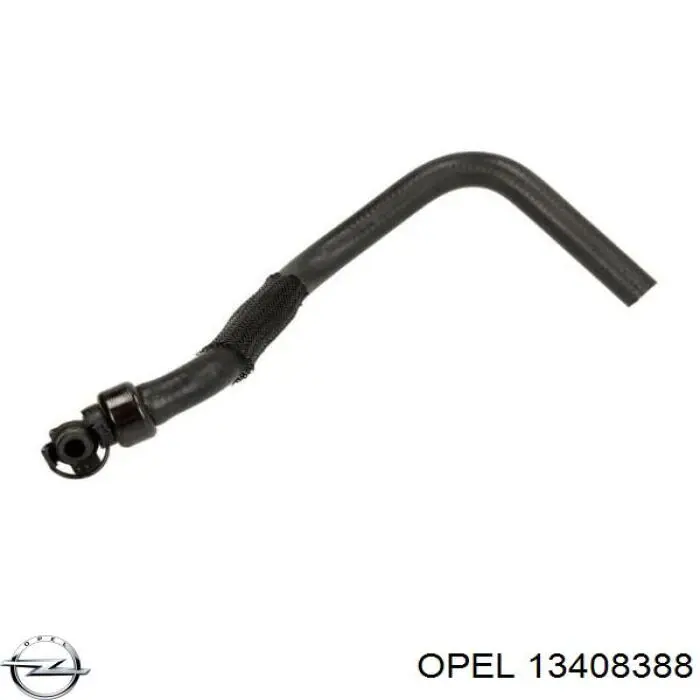 Шланг розширювального бачка, верхній Opel 13408388 ціна, від 10.14 USD
