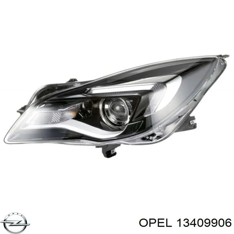 13409906 Opel Фара дальнього світла в зборі