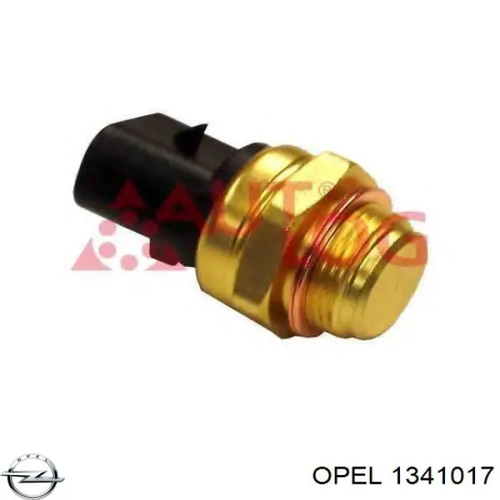 1341017 Opel термо-датчик включення вентилятора радіатора
