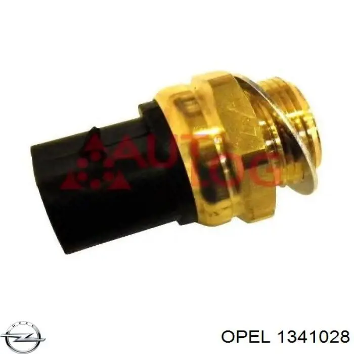 1341028 Opel термо-датчик включення вентилятора радіатора