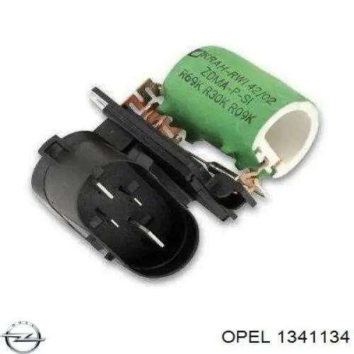 Резистор моторчика вентилятора A/C Opel 1341396 ціна, від 28.86 USD
