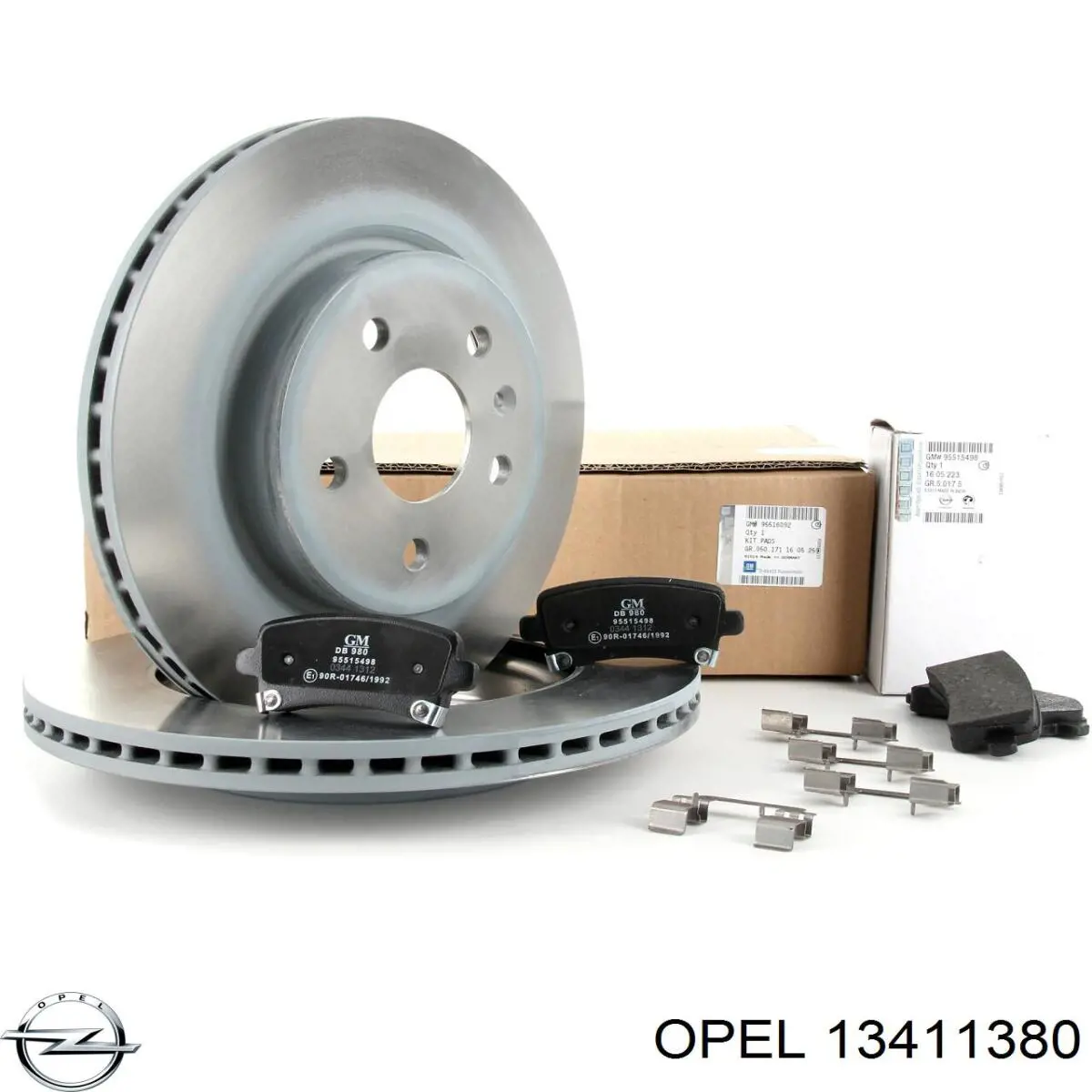 Задні гальмівні колодки Opel 13411380 ціна, від 12.17 USD