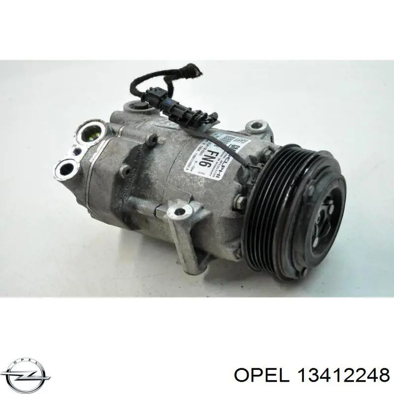 13412248 Opel Привід компресора системи опалення