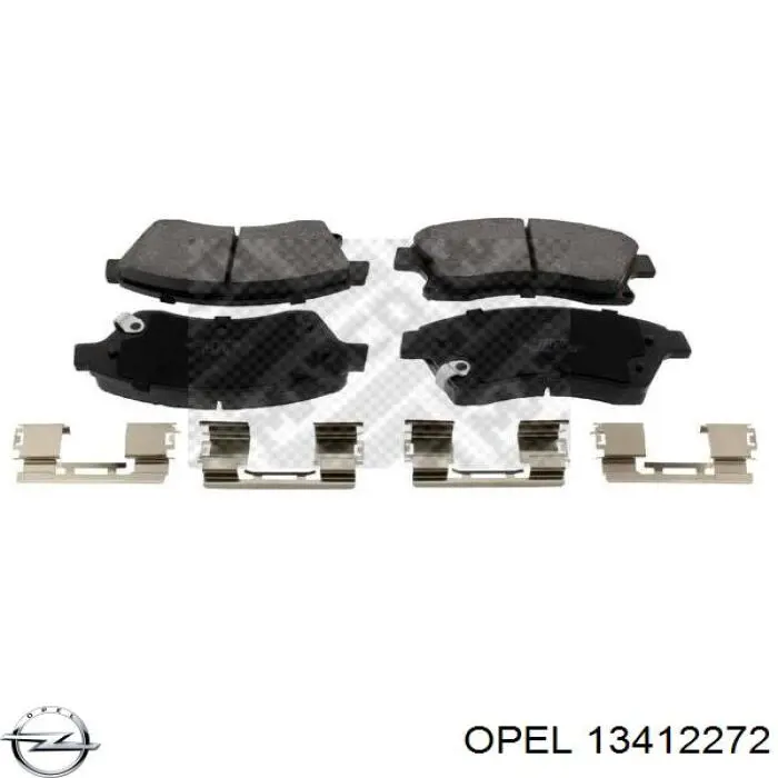 Купити 13412272 Opel Колодки гальмівні передні, дискові