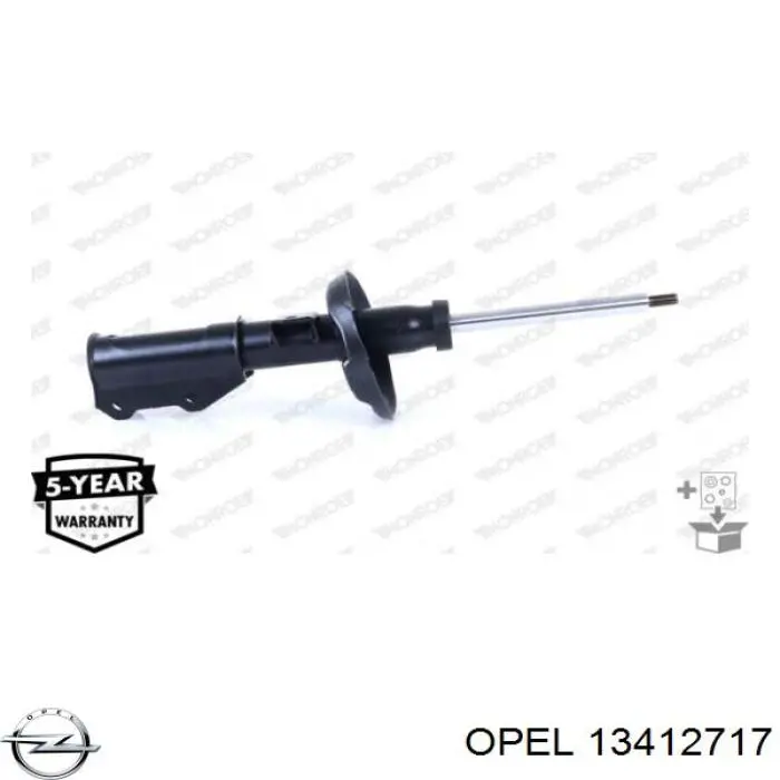 Амортизатор передній, правий 452707R Daco
