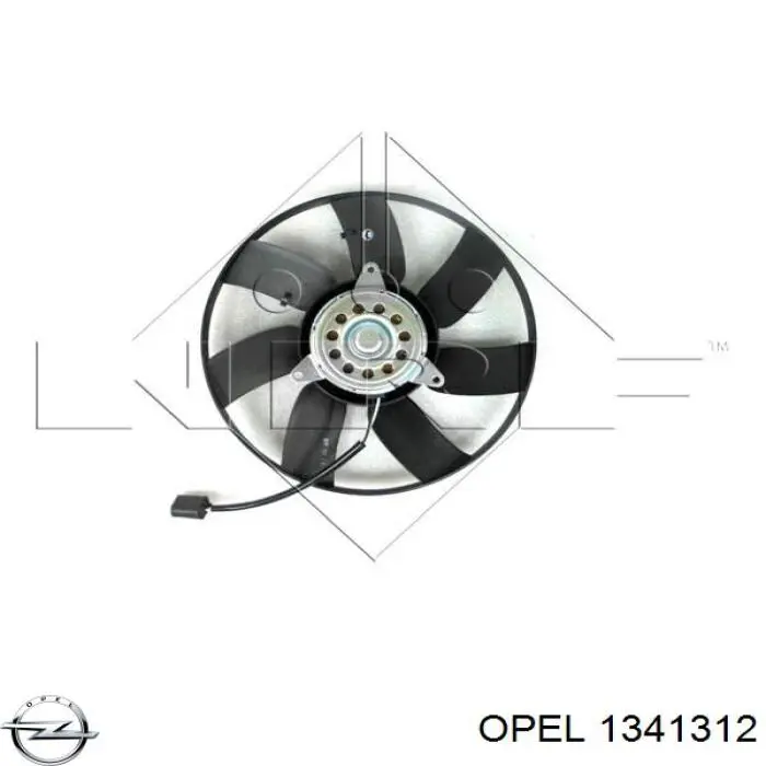 Вентилятор радіатора Opel 1341312 ціна, від 63.60 USD
