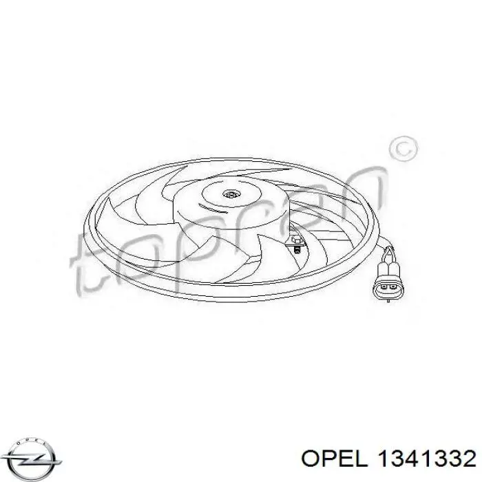 Вентилятор охолодження радіатора 1437802 Ford