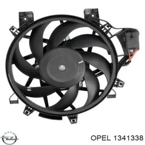 Вентилятор радіатора Opel 1341338 ціна, від 72.62 USD