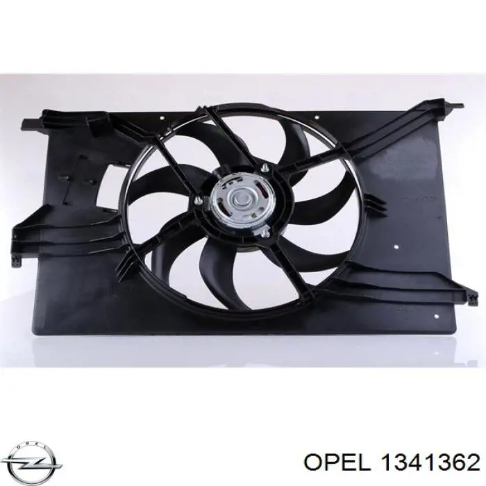 Вентилятор радіатора Opel 1341362 ціна, від 72.27 USD