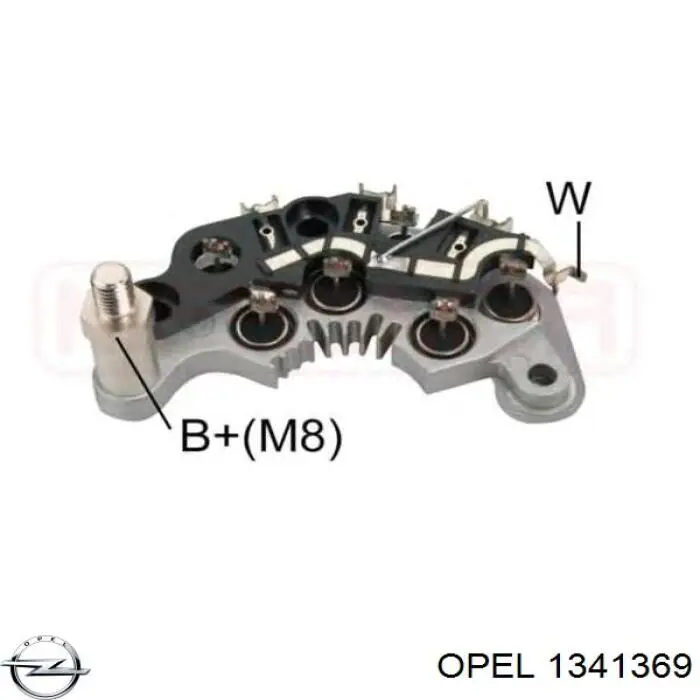 Вентилятор радіатора Opel 1341369 ціна, від 50.68 USD