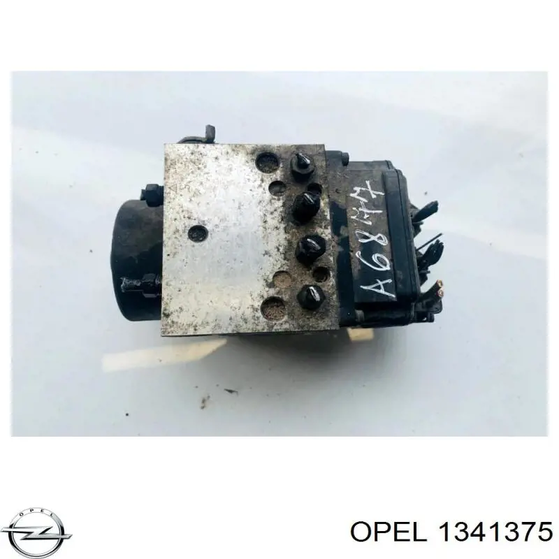 1341375 Opel Дифузор радіатора охолодження, в зборі з мотором і крильчаткою
