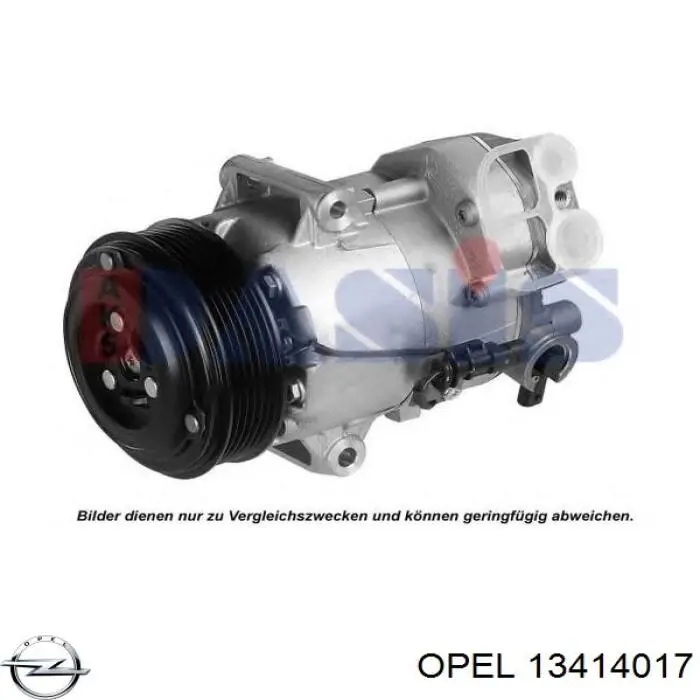 Компресор системи кондиціювання Opel 13414017 ціна, від 138.36 USD