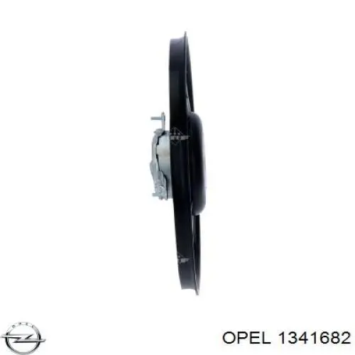 Купити 1341682 Opel Електровентилятор охолодження в зборі (двигун + крильчатка)