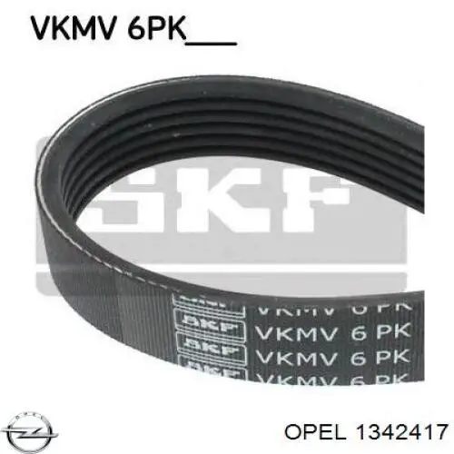 Купити 1342417 Opel Ремінь генератора