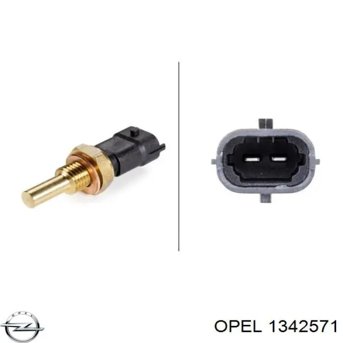 Термодатчик охолоджуючої рідини Opel 1342571 ціна, від 7.59 USD