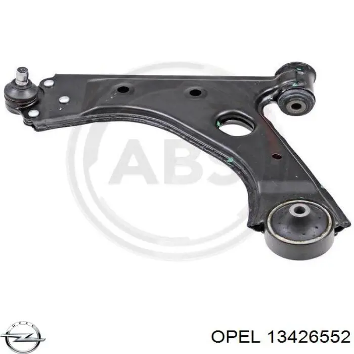 Важіль передній лівий Opel 13426552 ціна, від 51.30 USD