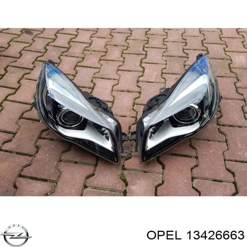 13426663 Opel Фара дальнього світла в зборі
