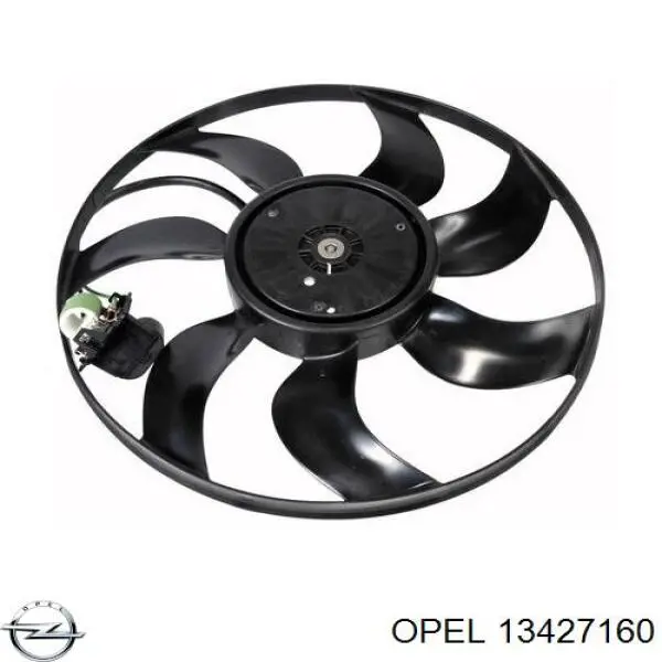 Вентилятор радіатора Opel 13427160 ціна, від 48.67 USD