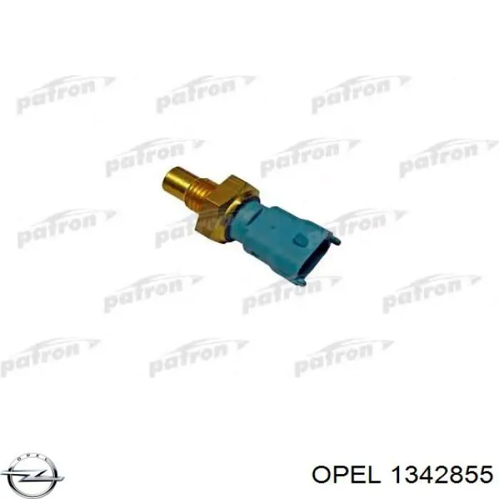 1342855 Opel термо-датчик включення вентилятора радіатора