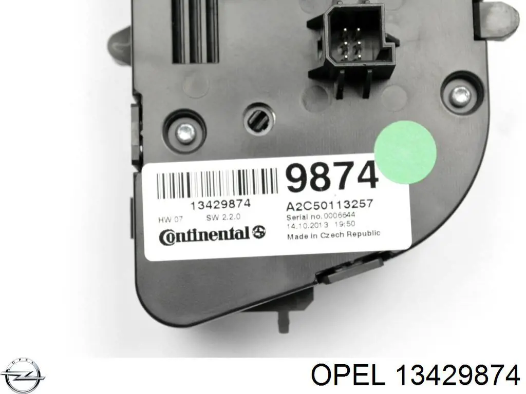 13429874 Opel Механізм управління кондиціонером