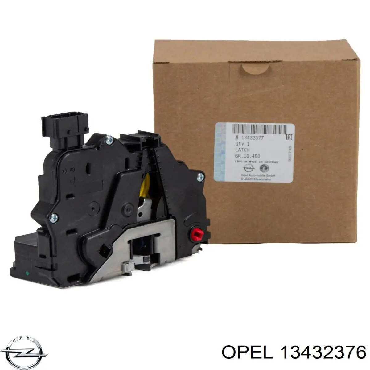 Купити 13432376 Opel Замок задньої двері, лівої