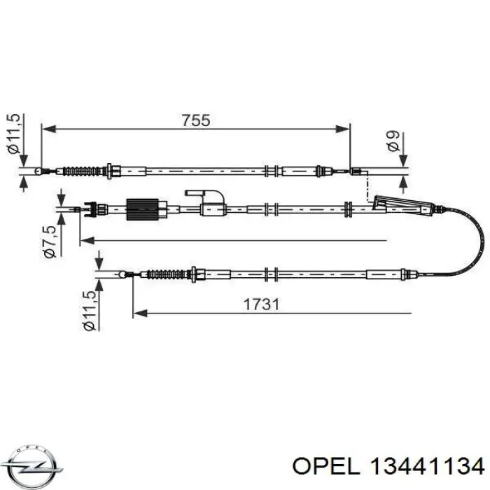  13441134 Opel