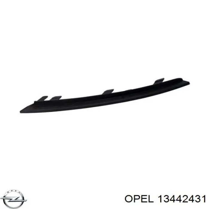 Купити 13442431 Opel Молдинг переднього бампера, лівий
