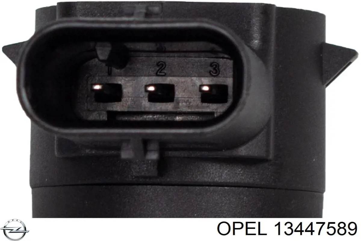 13447589 Opel Датчик сигналізації паркування (парктронік), передній