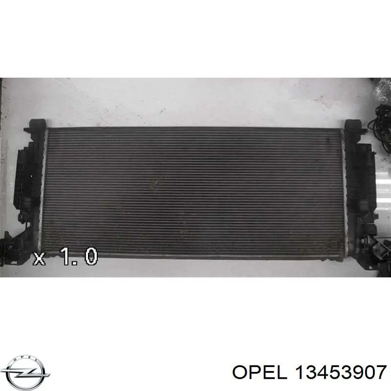 13453907 Opel Радіатор охолодження двигуна