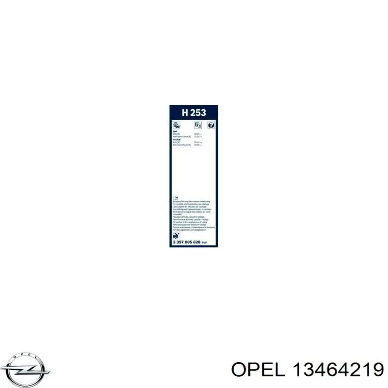 Задня щітка 13464219 Opel