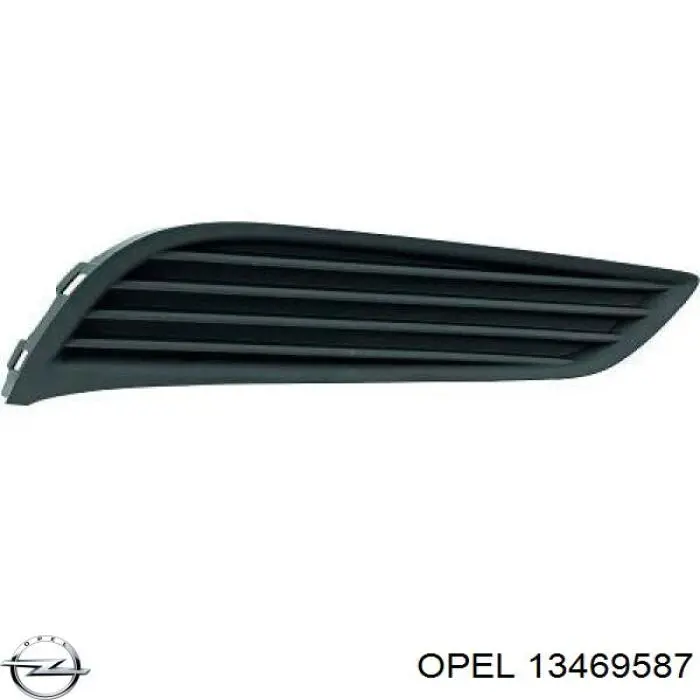 13469587 Opel Заглушка протитуманок, ліва