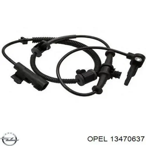 Датчик АБС передній 13470637 Opel