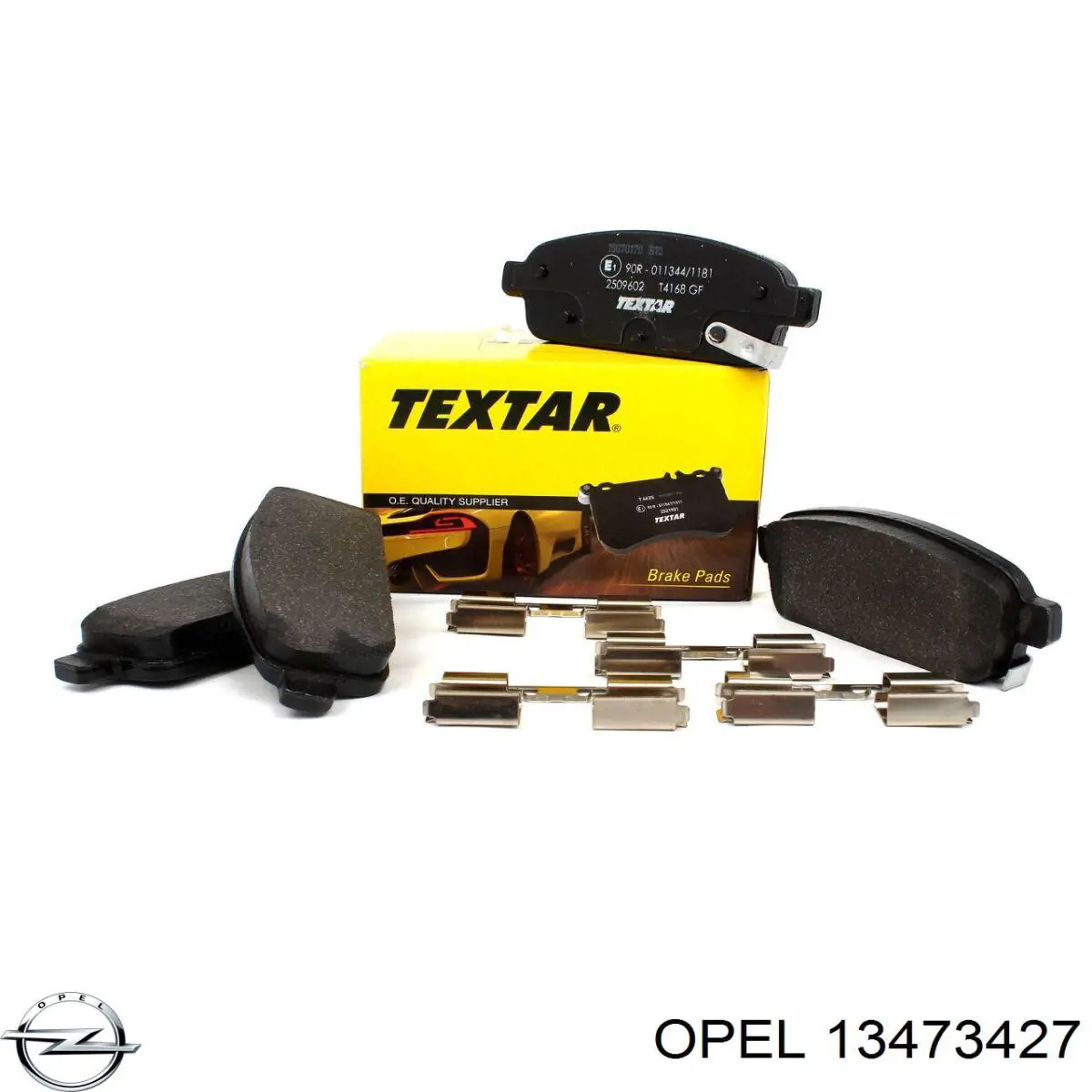 Задні гальмівні колодки Opel 13473427 ціна, від 21.70 USD