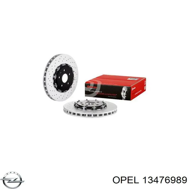 Диск переднього гальма Opel 13476989 ціна, від 735.87 USD