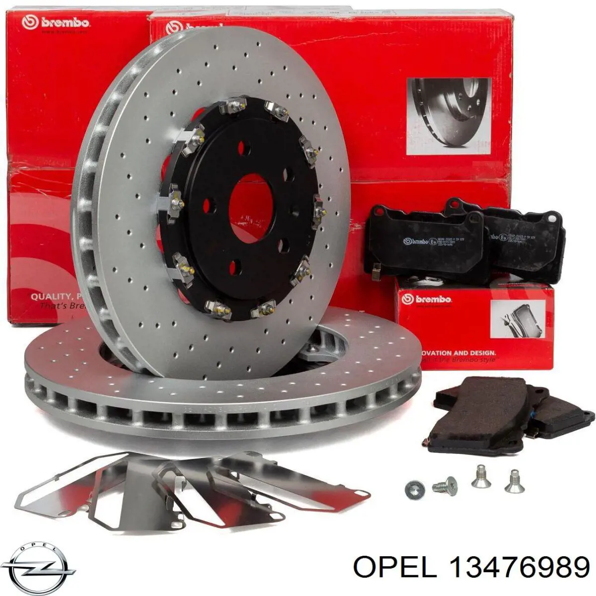13476989 Opel Гальмо дискове переднє