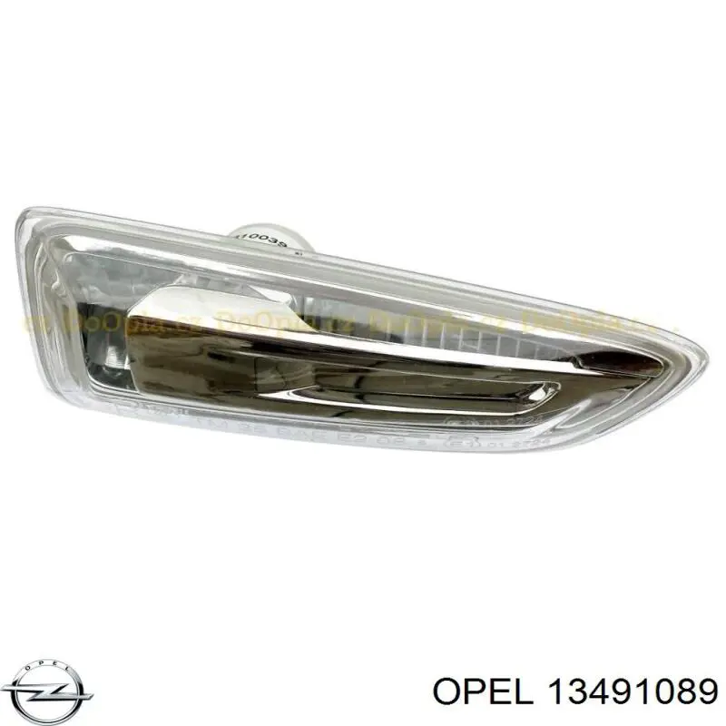 Повторювач повороту на крилі, правий Opel 13491089 ціна, від 8.30 USD