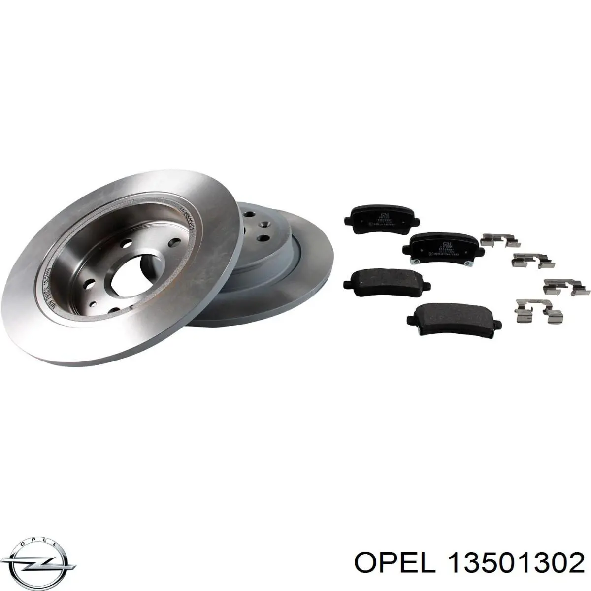 Задні дискові гальма Opel 13501302 ціна, від 43.83 USD