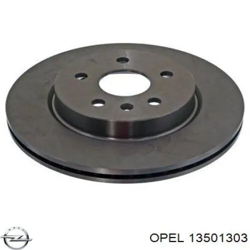 13501303 Opel диск гальмівний задній