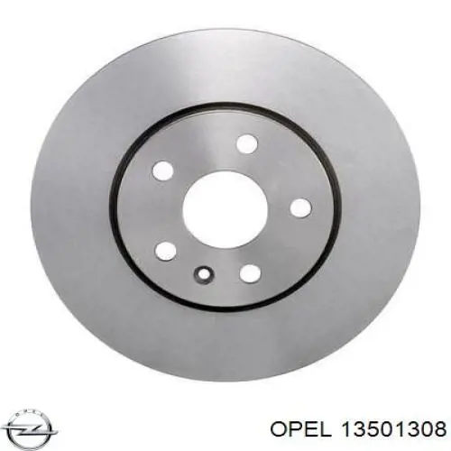 Диск переднього гальма Opel 13501308 ціна, від 63.67 USD