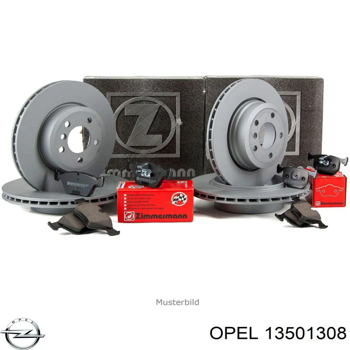 13501308 Opel Гальмо дискове переднє