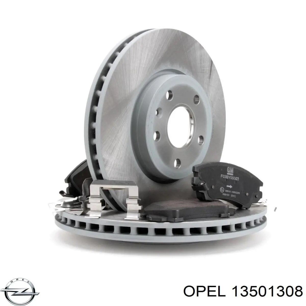 Диск переднього гальма Opel 13501308 ціна, від 63.67 USD