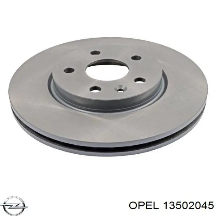 13502045 Opel диск гальмівний передній