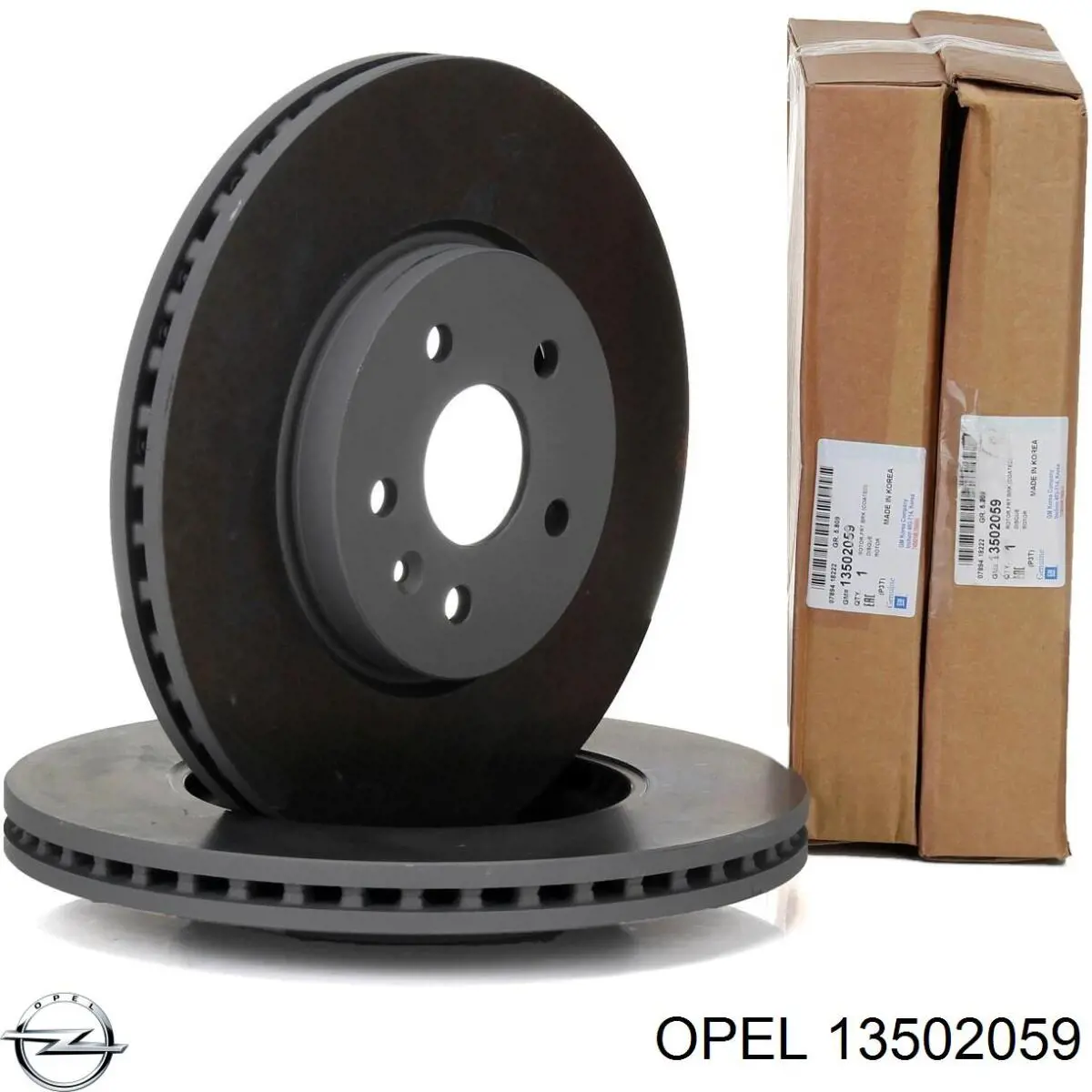 Диск переднього гальма Opel 13502059 ціна, від 66.39 USD