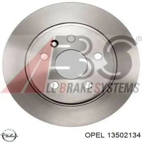 Задні дискові гальма Opel 13502134 ціна, від 41.72 USD