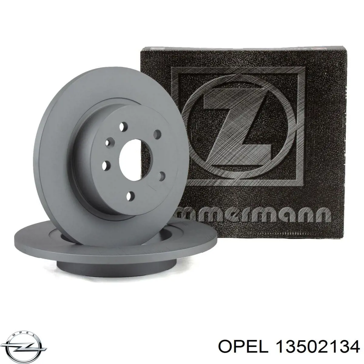 13502134 Opel диск гальмівний задній